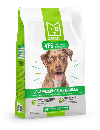 SQUARE PET VFS® LOW PHOSPHORUS FORMULA DRY DOG FOO - 4.4lb
