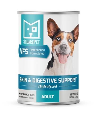 SQUARE PET VFS® SKIN & DIGESTIVE SUPPORT WET DOG FOOD - 13oz