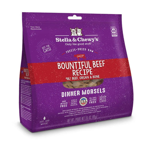 Stella & Chewy's Bountiful Beef Freeze-Dried Raw Dinner Morsels - 18oz