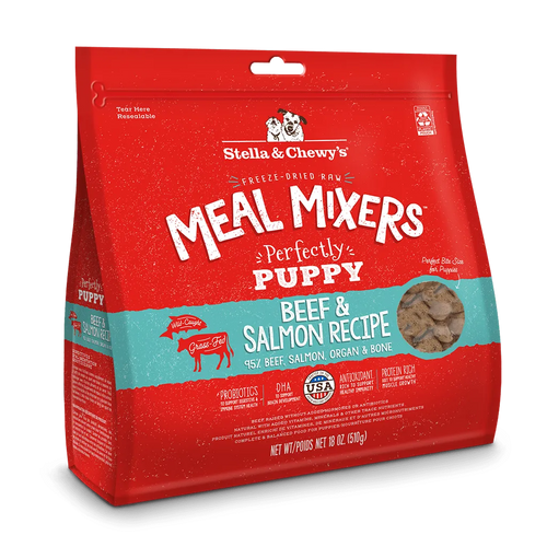 Perfectly Puppy Beef & Salmon Meal Mixers - 18oz