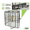 WALK-IN AVIARY 62x62 - BLACK