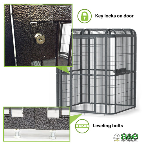 WALK-IN AVIARY 62x62 - BLACK