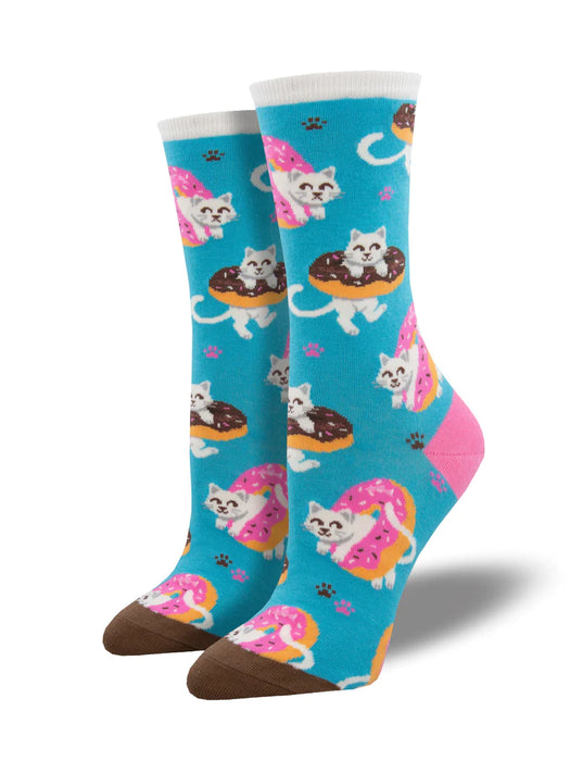 Socksmith® Sweet Treat Kitties - Cotton Crew Sock
