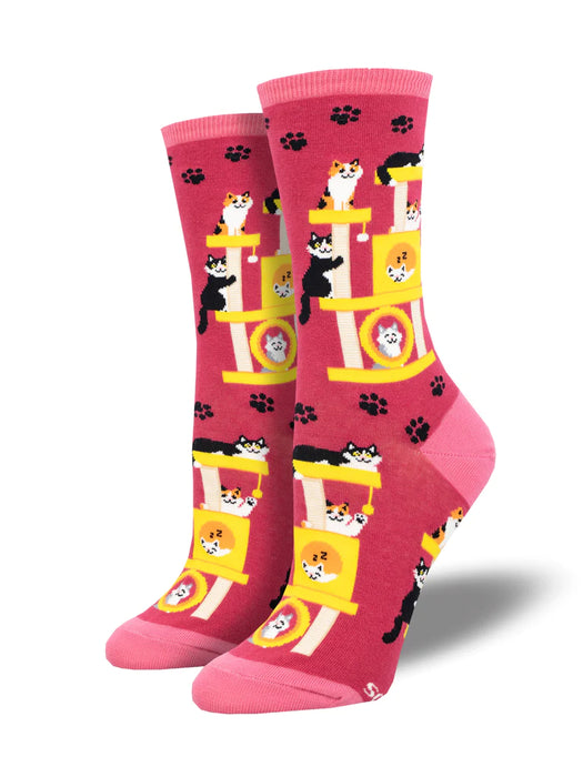 Socksmith® Cool Cats Club - Cotton Crew Sock