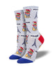 Socksmith® Paris, Frenchie - Cotton Crew Sock