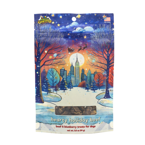 Wild Meadow Farms Christmas Treats Holiday Beef Meat Dog Treats