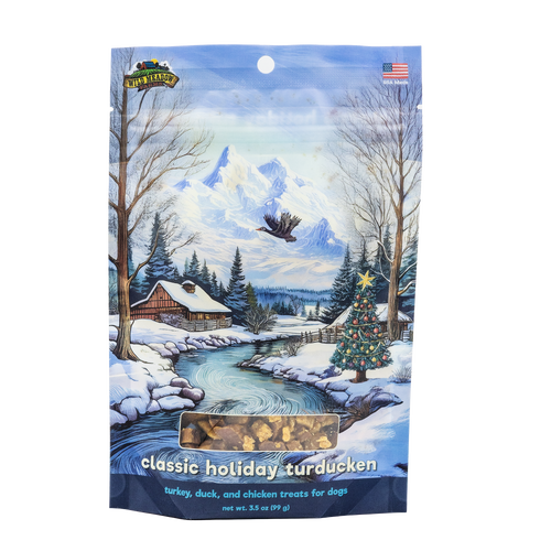 Wild Meadow Farms Christmas Treats Classic Turducken Meat Dog Treats