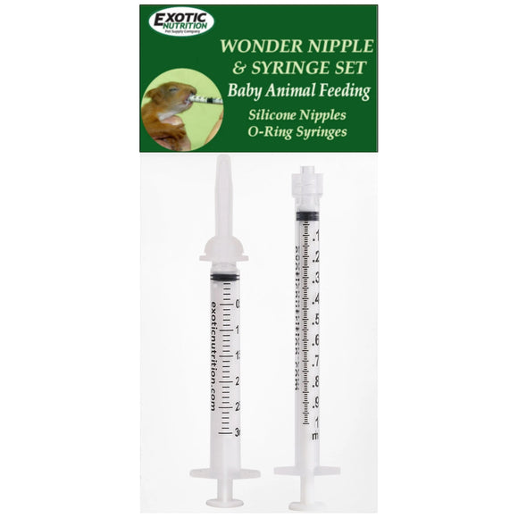 Wonder Nipple & Syringe Set - 2 Pack