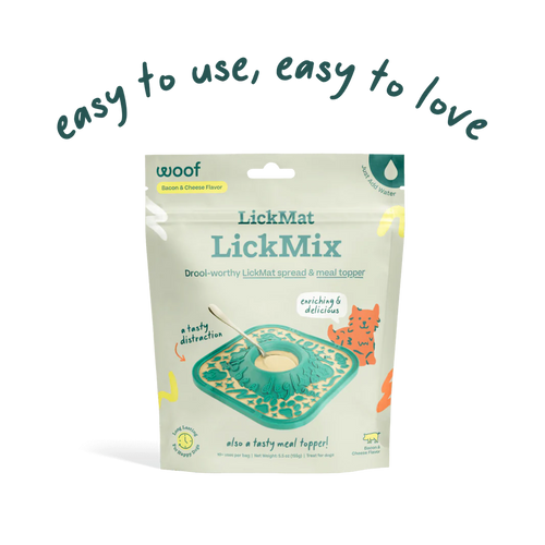 WOOF Bacon & Cheese LickMix - 5.5oz