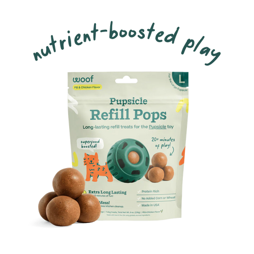 WOOF REFILL CHICKEN PUPSICLE POPS - LARGE