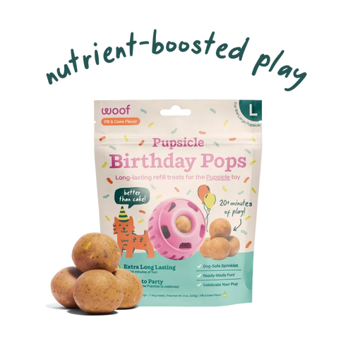WOOF REFILL BIRTHDAY PUPSICLE POPS - LARGE