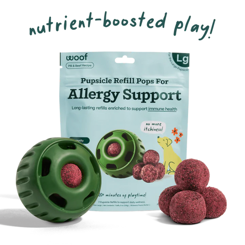 WOOF ALLERGEY SUPPORT PUPSICLE REFILL POP - EXTRA LARGE