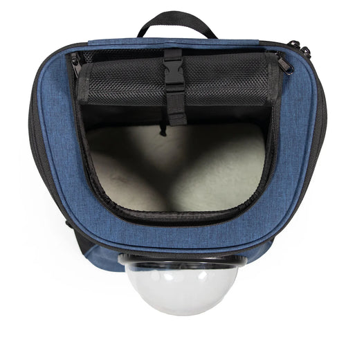 The Fat Cat Navy Cat Backpack - For Larger Cats