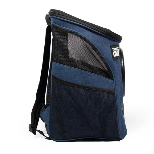 The Fat Cat Navy Cat Backpack - For Larger Cats