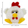 KONG Ziggles Chicken Dog Toy - Medium