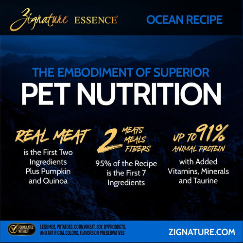 Zignature Essence LIR Ocean Recipe Dry Food - 21lb