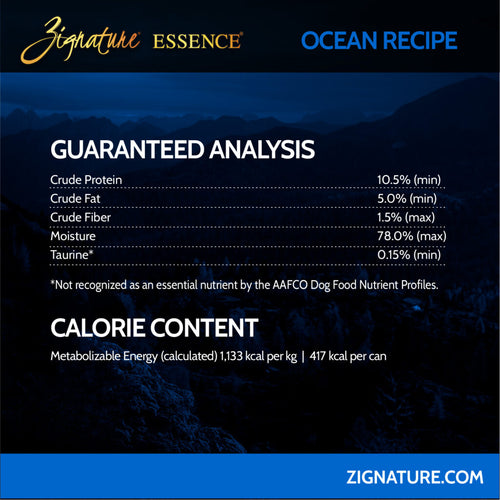 Zignature Essence LIR Ocean Recipe Wet Food Can - 13oz