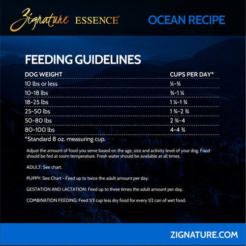 Zignature Essence LIR Ocean Recipe Wet Food Can - 13oz