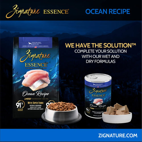 Zignature Essence LIR Ocean Recipe Wet Food Can - 13oz