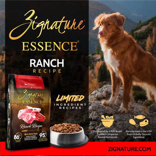 Zignature Essence LIR Ranch Recipe Dry Food - 3.5lb