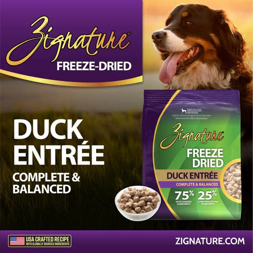 Zignature Original Freeze Dried Duck Entrée - 4oz