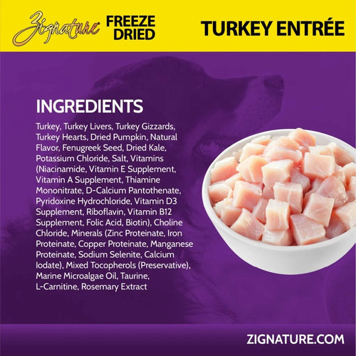 Zignature Original Freeze Dried Turkey Entrée - 12.5oz