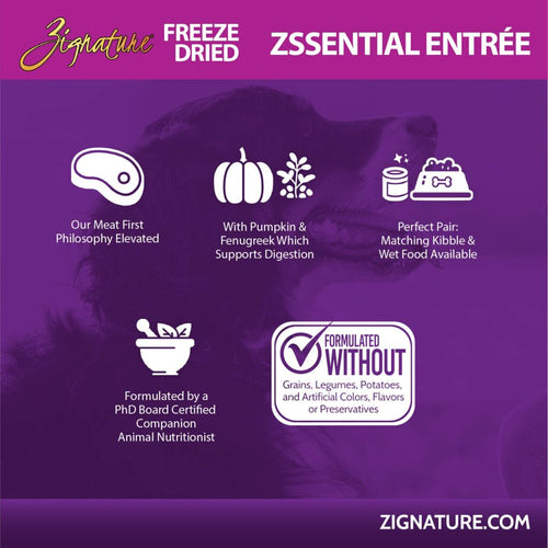 Zignature Original Freeze Dried Zssential Entrée - 4oz