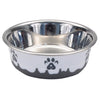 Maslow Design Series Non-Skid Paw Design Dog Bowl - Small 13oz