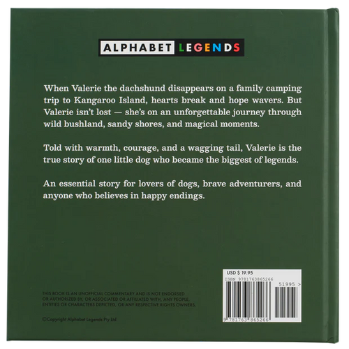 Valerie - Legendary Dachshund Explorer Hardcover Book