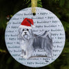 Havanese Christmas Ornament
