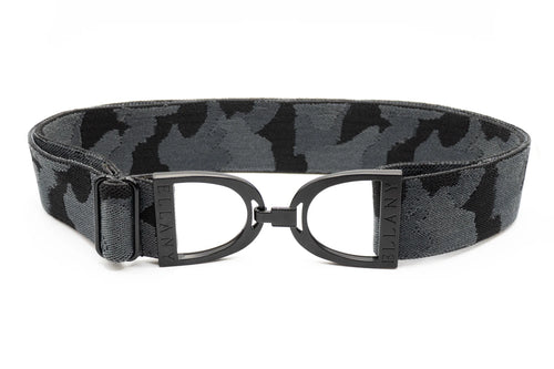 Ellany Black Camo - 1.5 Black Stirrup Elastic Belt