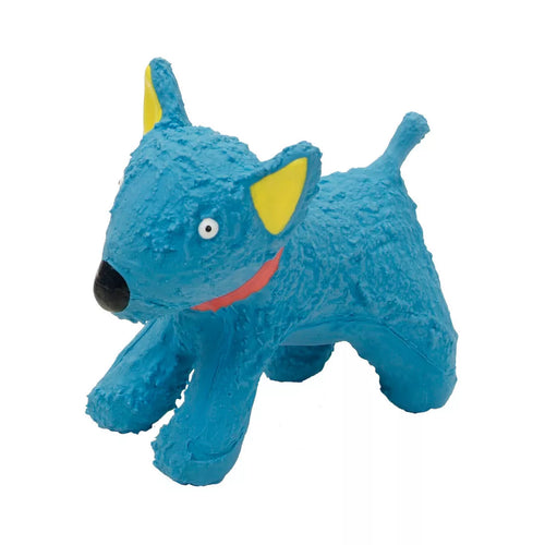 Li'l Pals 4 Latex Blue Dog Toy