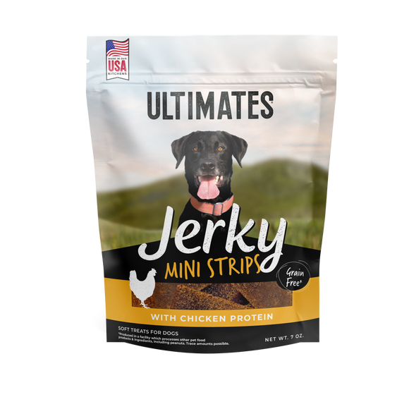 Ultimates Chicken Mini Strips Jerky Treats for Dogs - 7oz