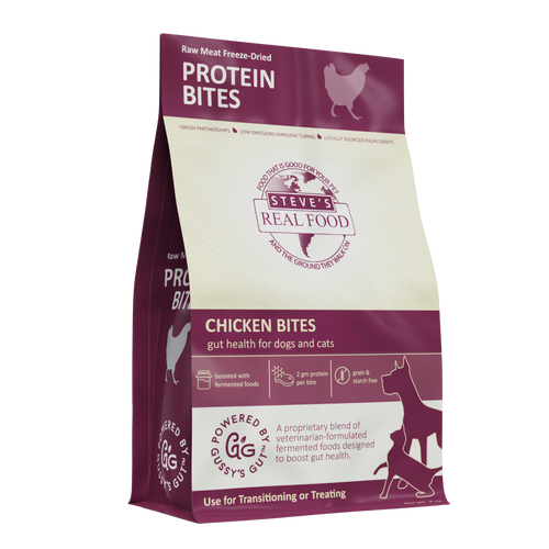 Freeze-Dried Gut Health Treats for Dogs and Cats Chicken Protein Bites