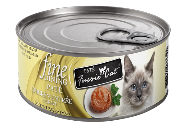 Fine Dining - Pate - Chicken Entree in gravy 2.82z Cat Food