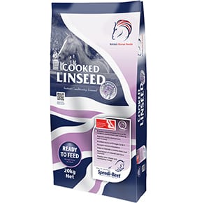 British Horse Feeds Cooked Linseed - 44lb