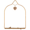 Pop's Birding  Copper Series Hummingbird Swing - Bark Perch