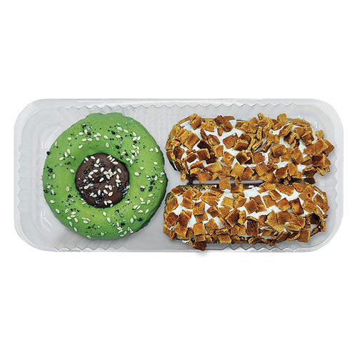 Donut Deli, Bow Wow Brunch, Avocado Toast Gourmet Donuts for Dogs 3pk