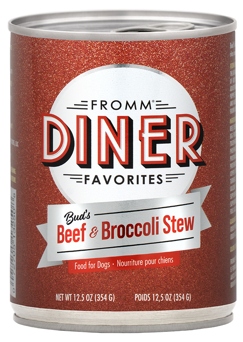 FROMM BUD'S BEEF & BROCCOLI STEW 12.5oz WET DOG FOOD
