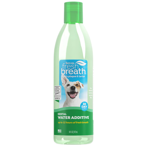 TropiClean Fresh Breath Oral Care Water Additive for Pets 16oz