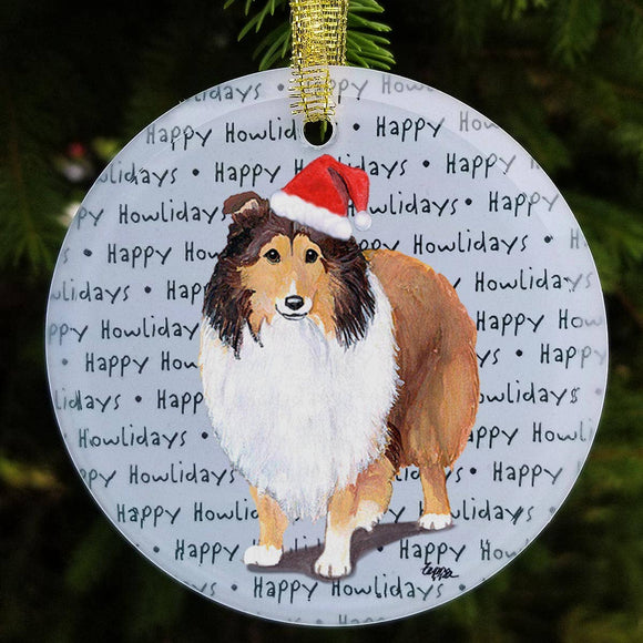 Shetland Sheepdog Christmas Ornament