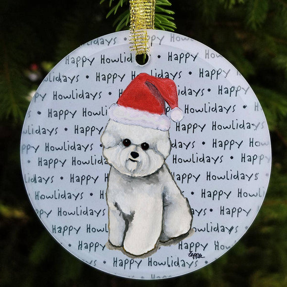 Bichon Frise Christmas Ornament