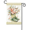 Bloomed Boots Garden Flag