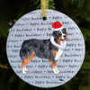 Australian Shepherd Christmas Ornament