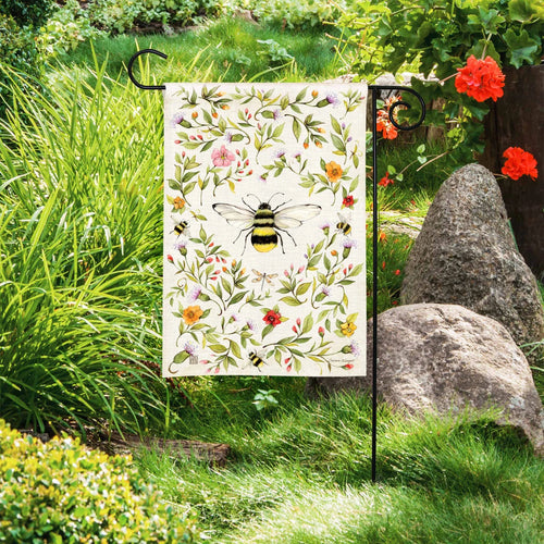 Studio M Bee Spring Garden Flag
