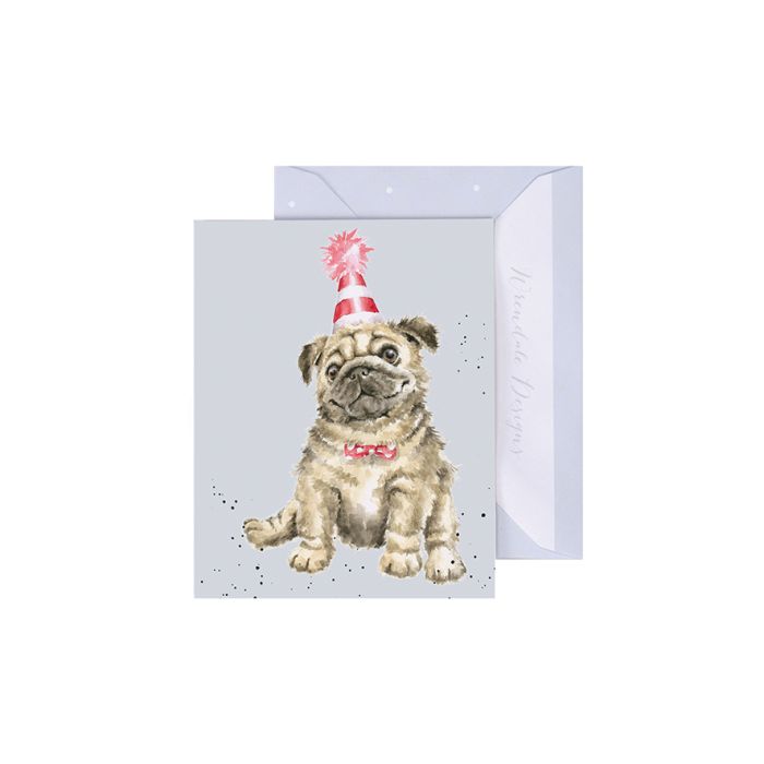 'ANOTHER WRINKLE' PUG ENCLOSURE CARD