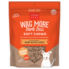 WAG MORE BARK LESS SOFT & CHEWY TREATS: PEANUT BUTTER & APPLES 5oz.