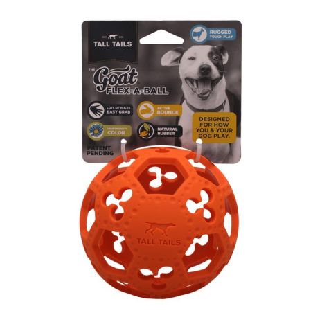 TALL TAILS GOAT SPORT FLEX-A-BALL DOG TOY
