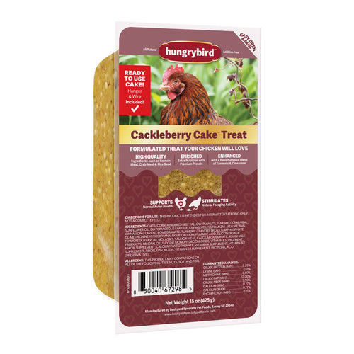 HugnryBird Cackleberry Cake Chicken Treat - 15oz