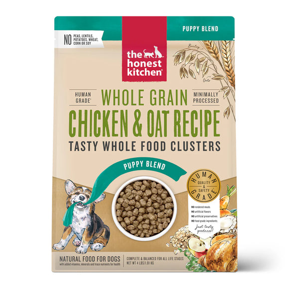 Whole Grain Chicken Whole Food Clusters for Puppies - 4lb